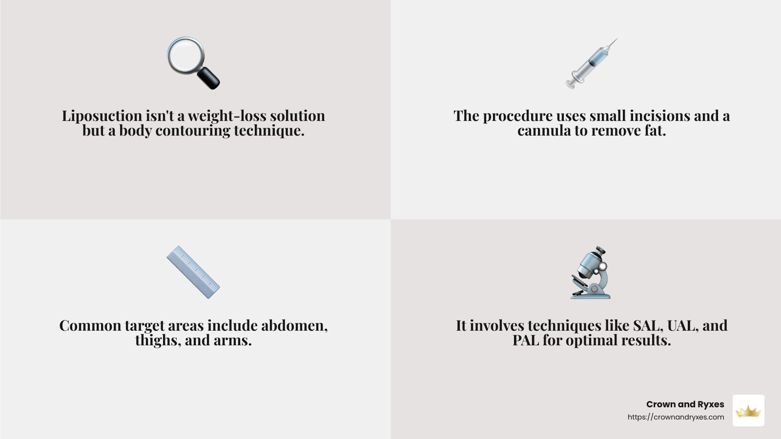 Quote about liposuction efficacy - liposuction specials florida infographic 4_facts_emoji_grey