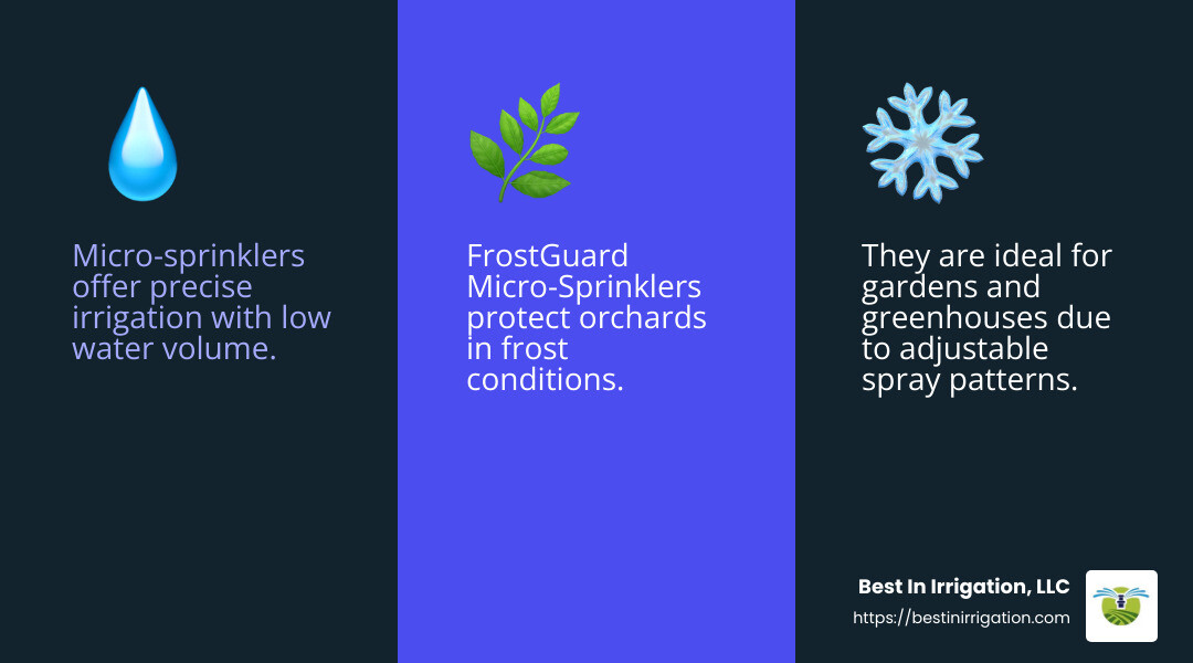 Micro-Sprinkler Efficiency - best micro sprinkler infographic 3_facts_emoji_blue