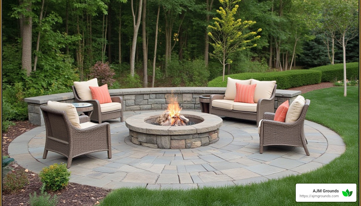 Firepit Design Inspiration - firepit installation