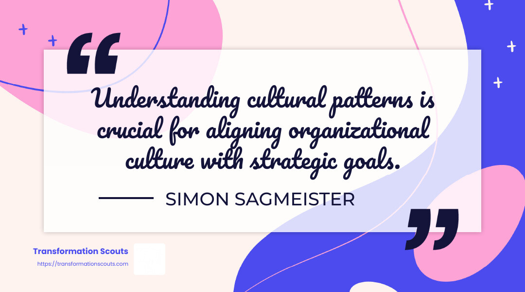 Quote about the importance of understanding cultural patterns - business culture design infographic simple-quote-landscape-colorful