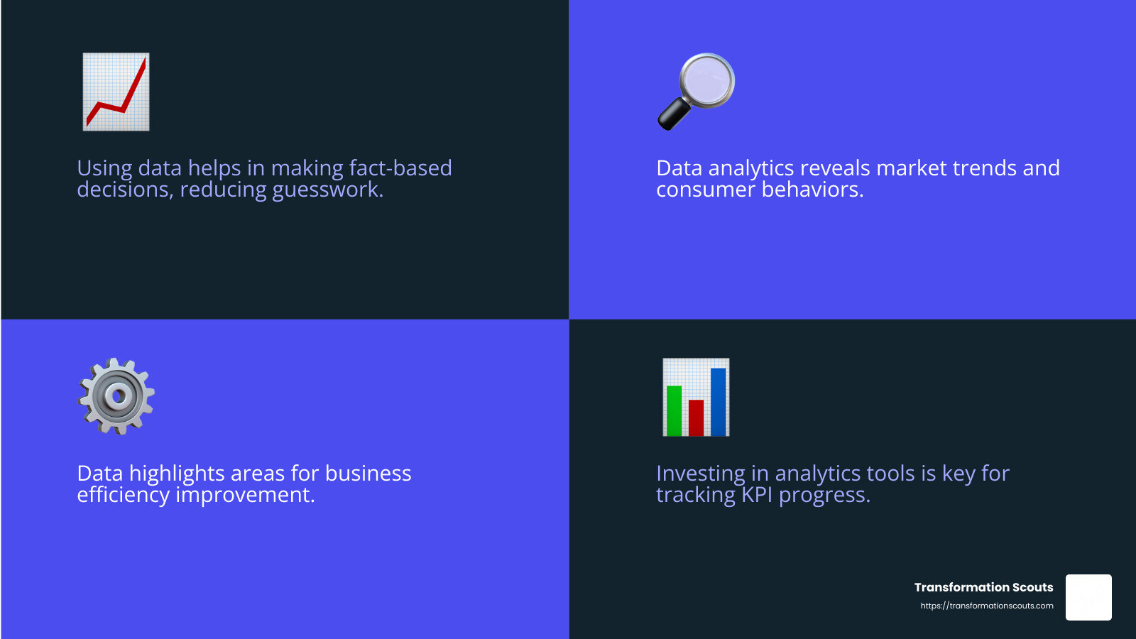 Netflix's data-driven approach keeps users engaged by recommending content based on viewing habits. - 4 long-term strategies for growth and sustainability infographic 4_facts_emoji_blue