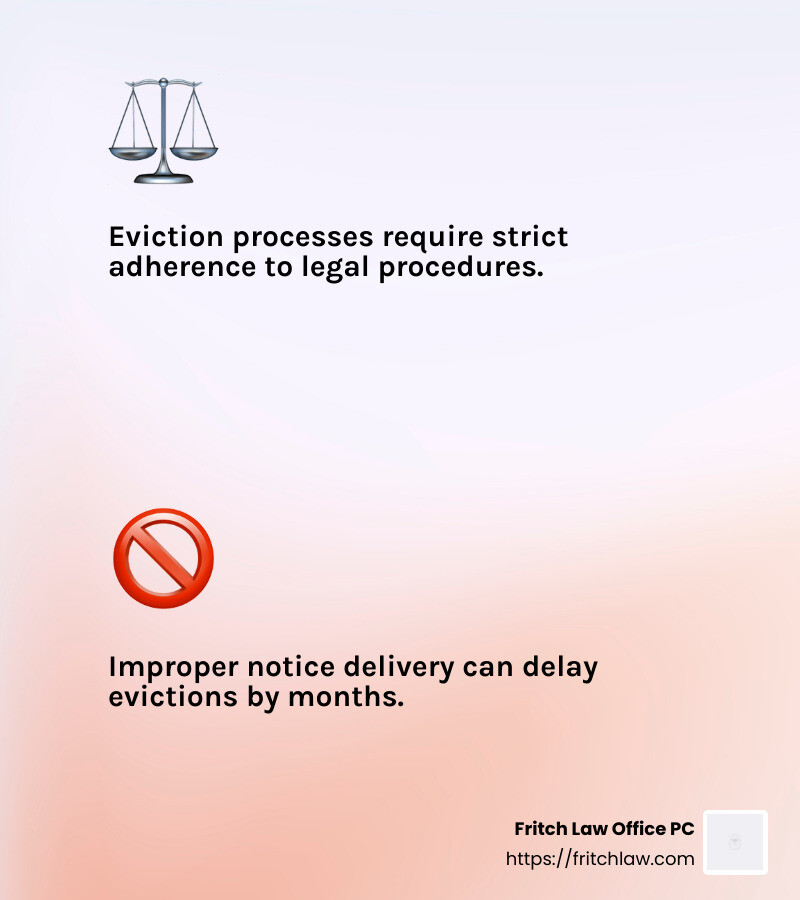 Legal representation can significantly reduce the likelihood of eviction judgments against landlords - eviction lawyers for landlords infographic 2_facts_emoji_light-gradient