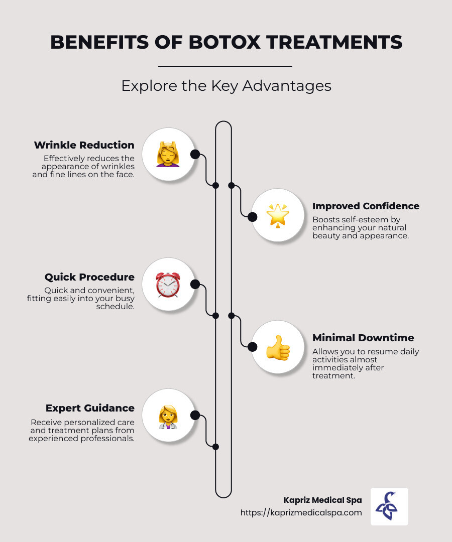 Infographic detailing beauty, skin health, and relaxation benefits of botox treatments including wrinkle reduction, improved confidence, and locations. - botox treatments near me infographic infographic-line-5-steps-neat_beige Infographic detailing beauty, skin health, and relaxation benefits of botox treatments including wrinkle reduction, improved confidence, and locations. - botox treatments near me infographic infographic-line-5-steps-neat_beige