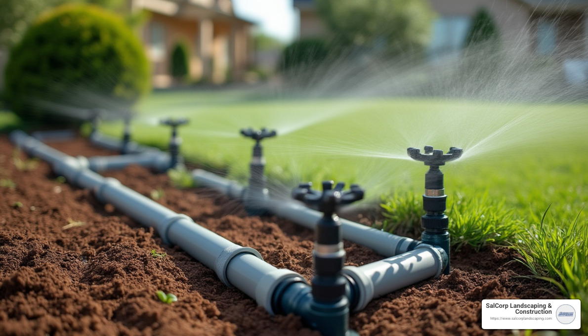 sprinkler system design - designing underground sprinkler system