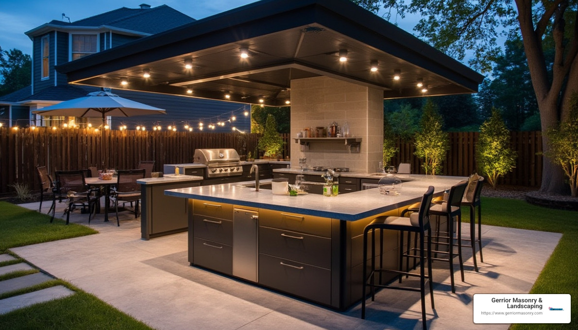 Outdoor Bar Kitchen - outdoor bar kitchen designs
