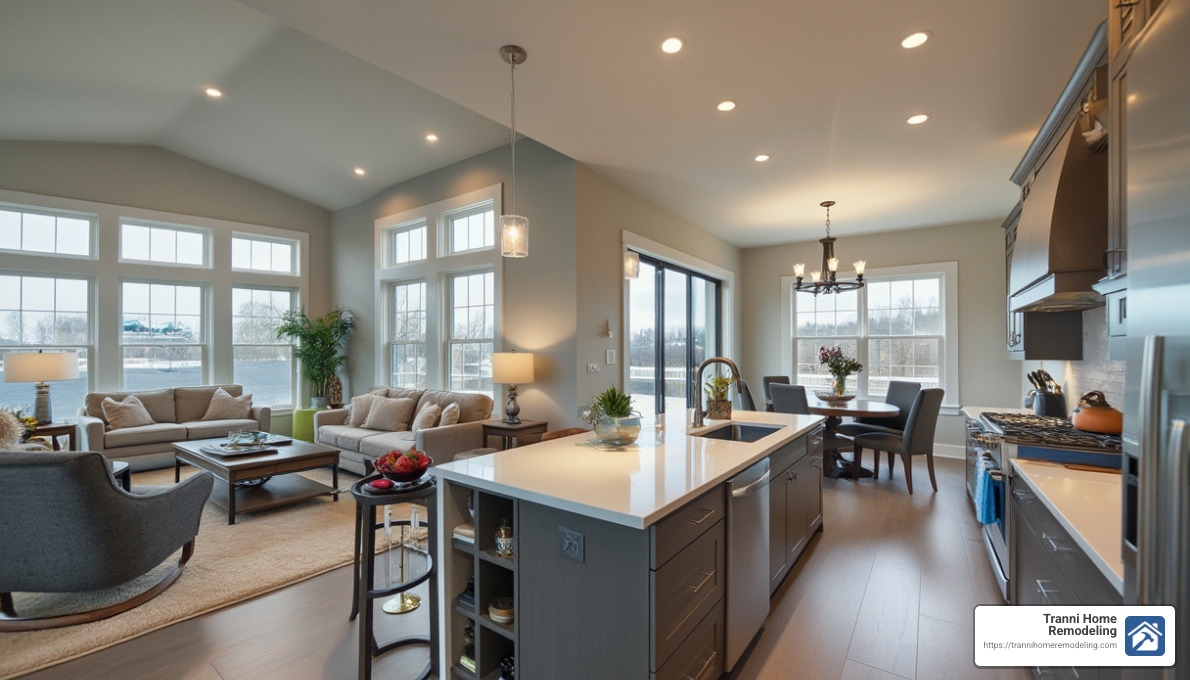 Open Concept Kitchen Layout - best kitchen designs
