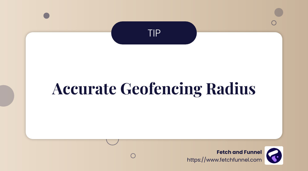 Accurate geofencing radius is crucial for effective targeting. - geofencing facebook ads infographic simple-info-landscape-card Accurate geofencing radius is crucial for effective targeting. - geofencing facebook ads infographic simple-info-landscape-card