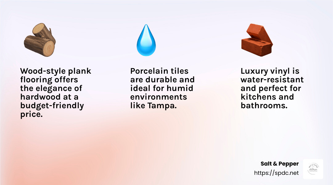 The variety and durability of porcelain tiles make them a top choice for Tampa homes. - flooring company tampa infographic 3_facts_emoji_light-gradient The variety and durability of porcelain tiles make them a top choice for Tampa homes. - flooring company tampa infographic 3_facts_emoji_light-gradient