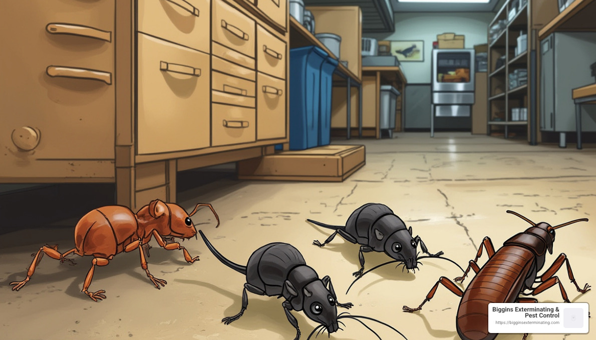 Common pests in commercial settings - Commercial pest control Bedford