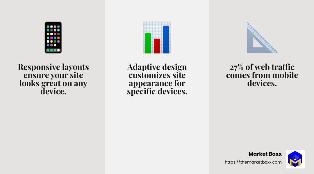 Web traffic from mobile devices stat - web layout design infographic 3_facts_emoji_grey