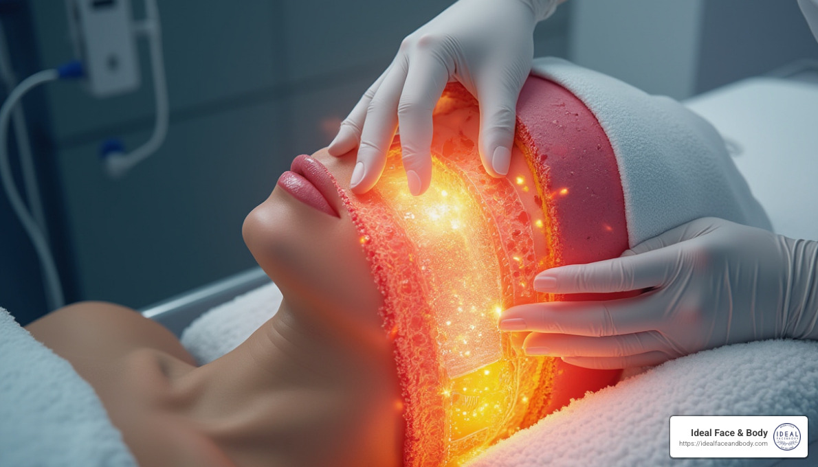 Collagen Production and Heat Technology in Action - venus skin tightening before and after