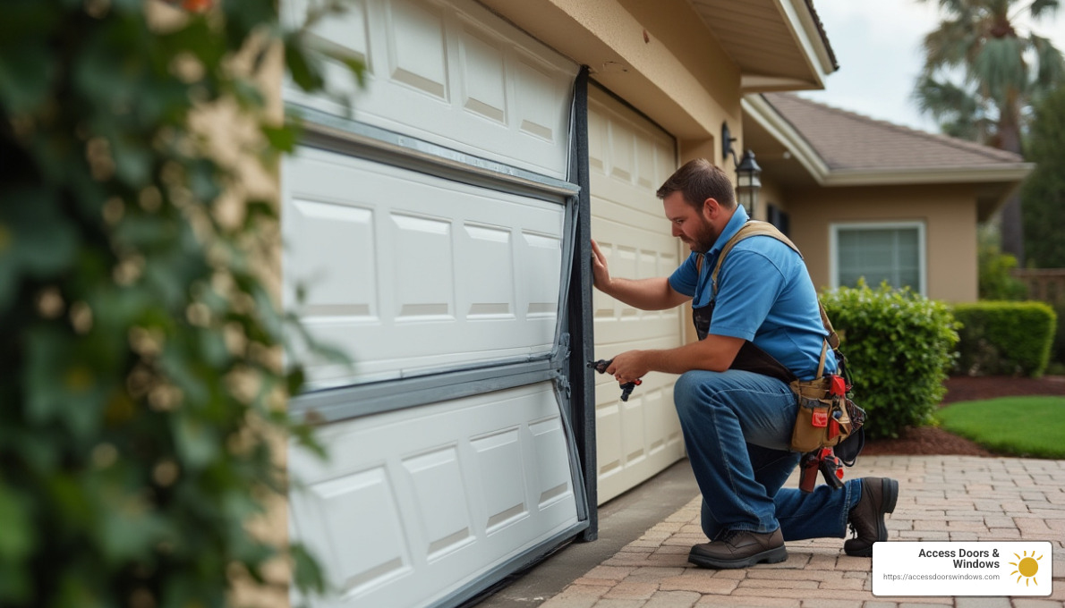 Garage door installation - hurricane garage door cost