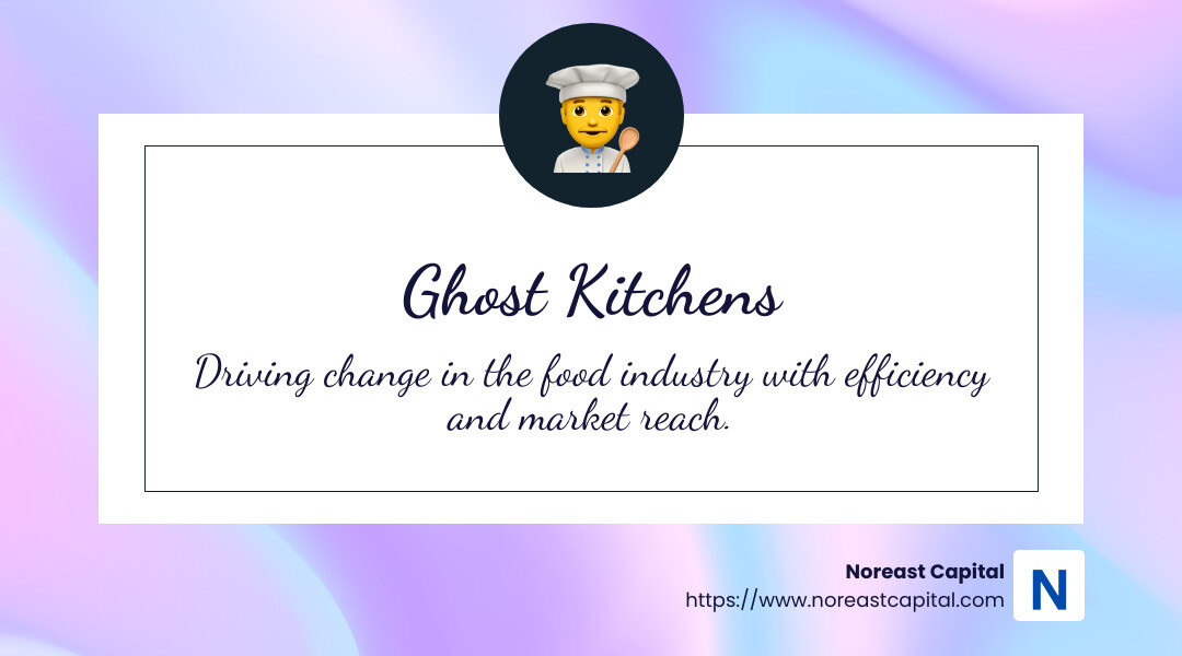 Quote about the rise of ghost kitchens - kitchen space rental infographic simple-emoji-landscape-beauty