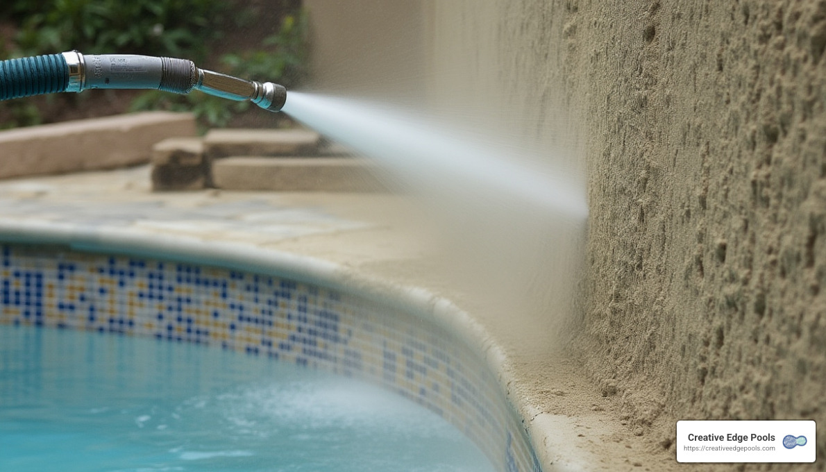 Shotcrete application process - shotcrete pool cost