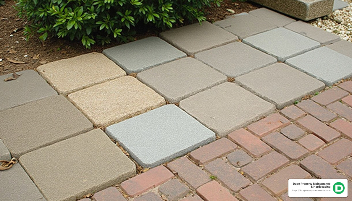 Different types of pavers and their characteristics - installing pavers