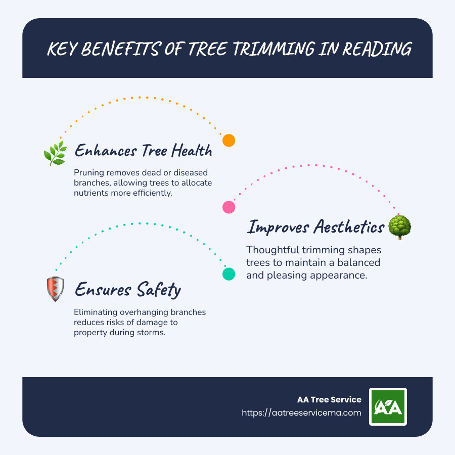 Infographic of Tree Trimming Tips for Reading - tree trimming reading infographic infographic-line-3-steps-blues-accent_colors