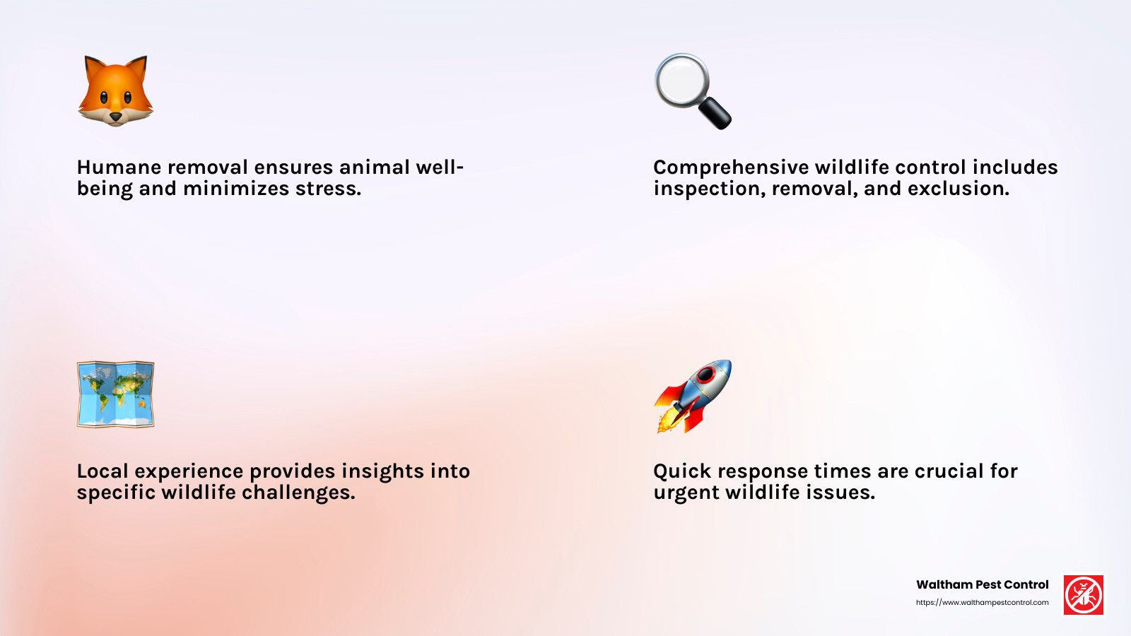 Positive customer feedback and reviews are crucial for evaluating local animal trappers. - animal trapper near me infographic 4_facts_emoji_light-gradient