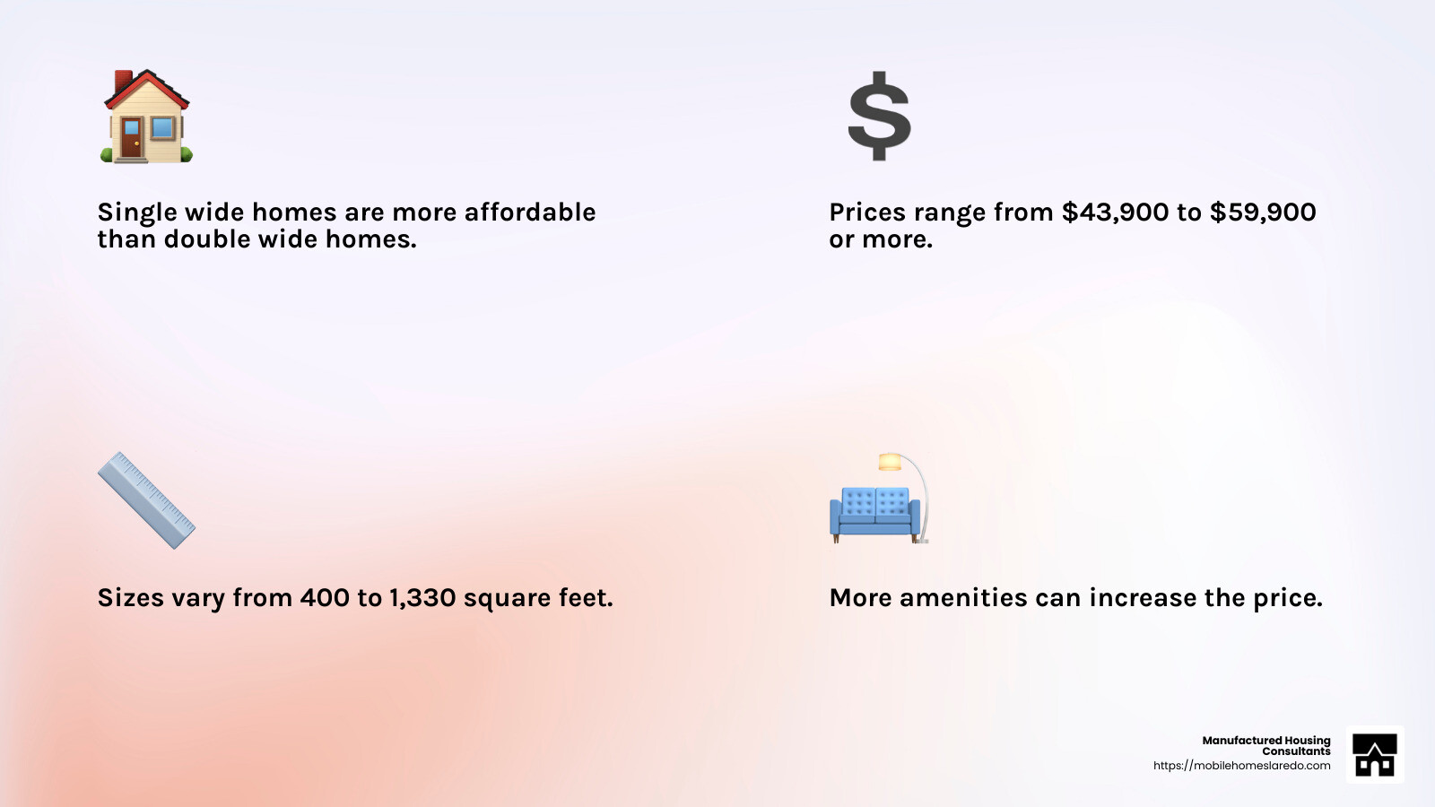 Average Price of Single Wide Homes - single wide manufactured home prices infographic 4_facts_emoji_light-gradient Average Price of Single Wide Homes - single wide manufactured home prices infographic 4_facts_emoji_light-gradient