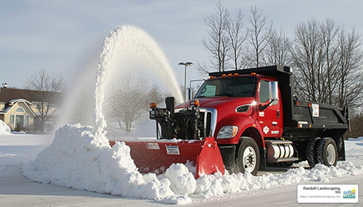 Ventrac SSV in action - commercial snow removal equipment