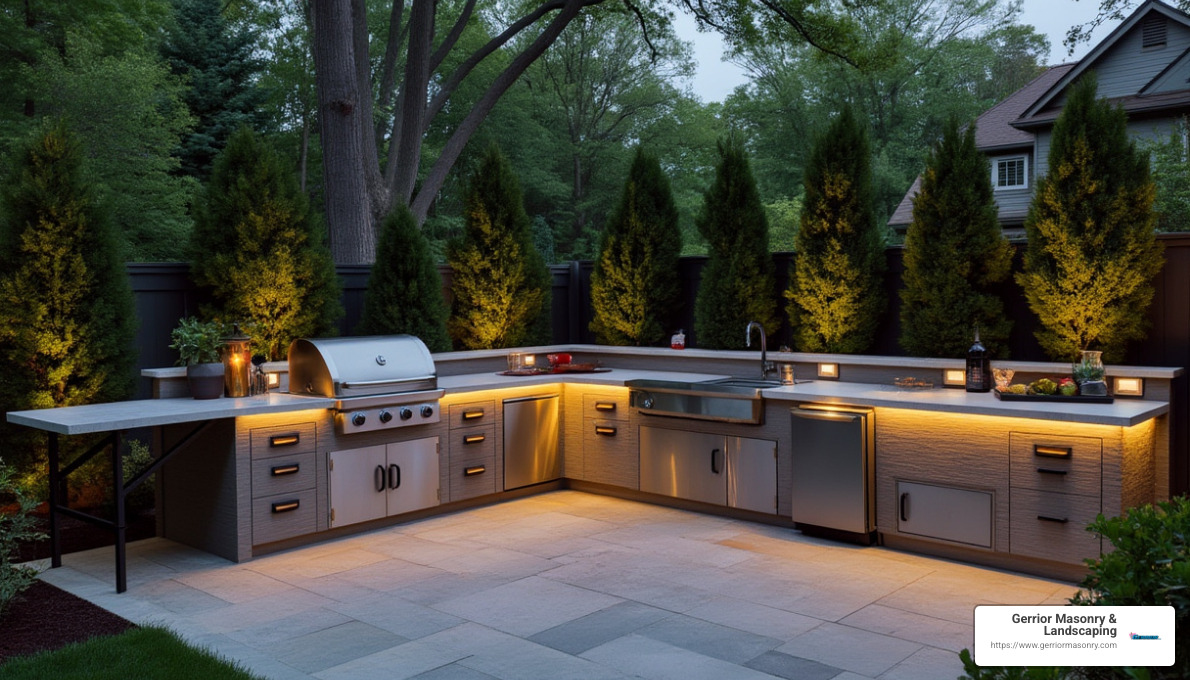 Outdoor kitchen design - outdoor patio kitchen designs