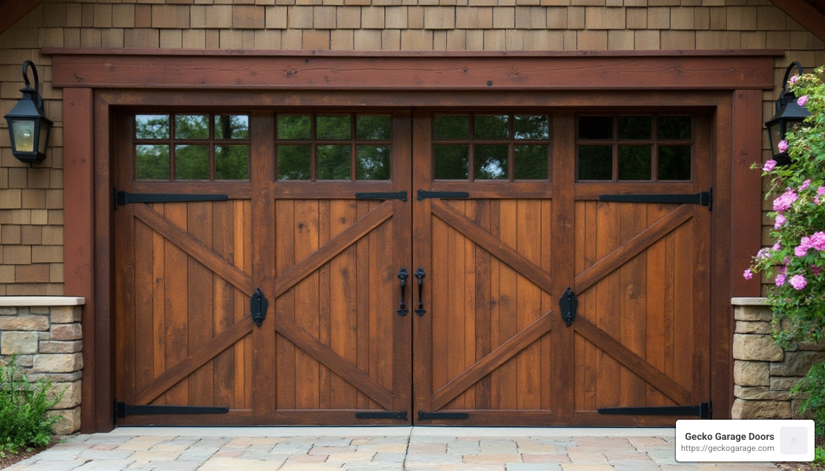 Carriage-house garage door - new garage door design options 