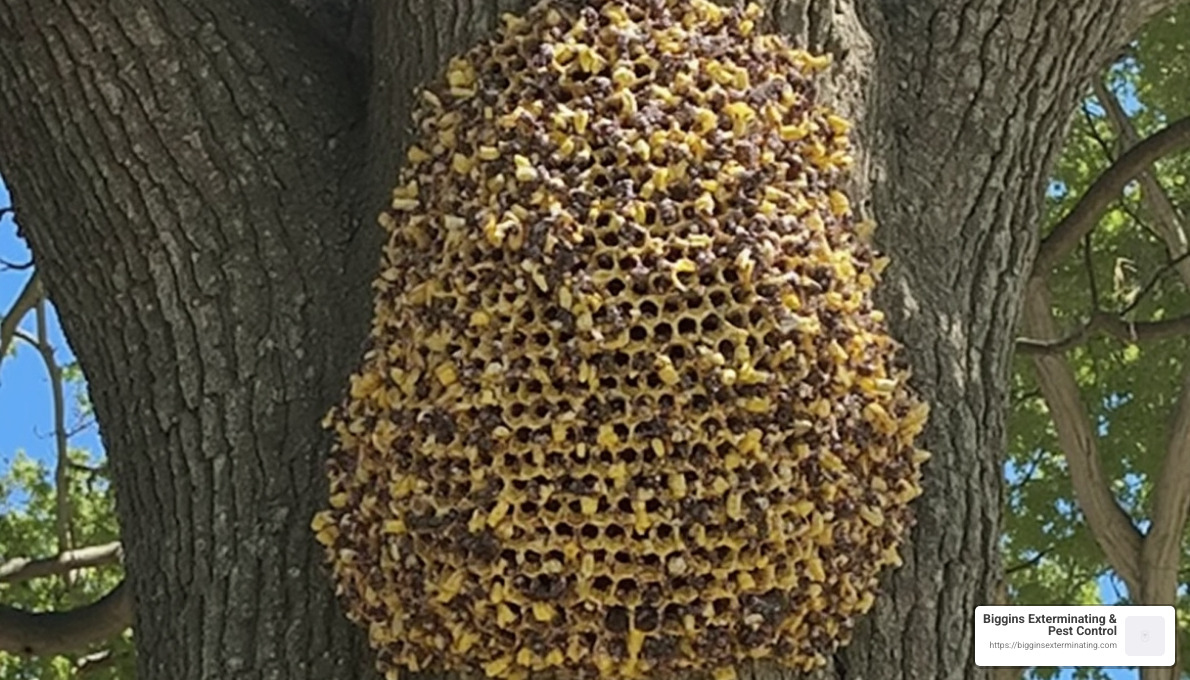 Diagram of a cicada wasp nest - cicada wasp nest