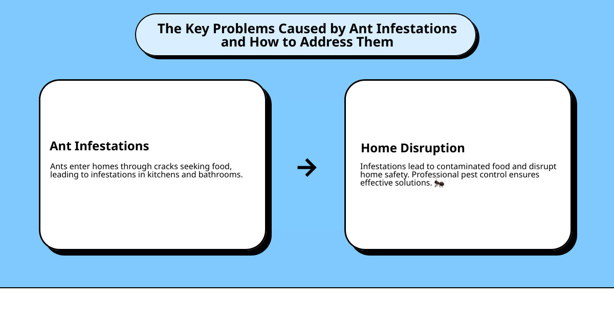 The Key Problems Caused by Ant Infestations and How to Address Them - Local ant exterminators infographic cause_effect_text