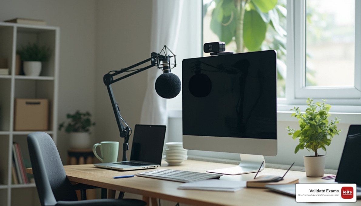 Ensure a quiet and distraction-free environment for your test day - pearson test of english online