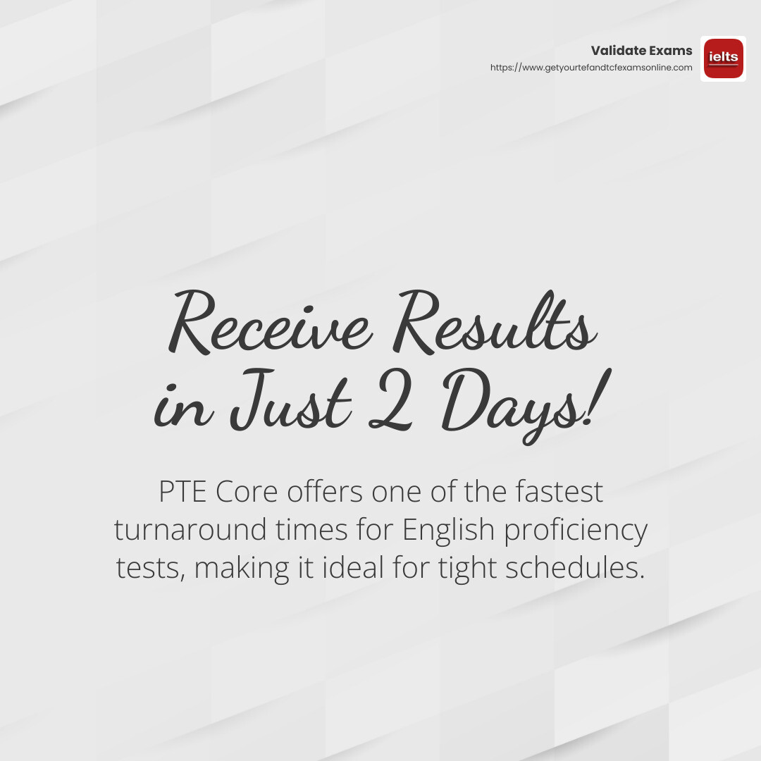 Fast results infographic - canada visa with pte infographic simple-stat-light