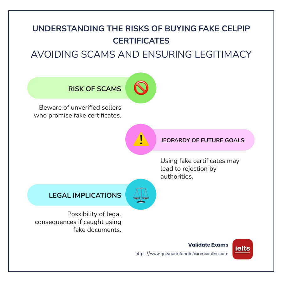 Structured guide to buying a CELPIP certificate - Buy CELPIP certificate infographic infographic-line-3-steps-colors
