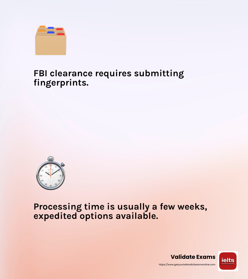 FBI clearance is essential for U.S. residents applying for Canadian Express Entry. - express entry police certificate from canada infographic 2_facts_emoji_light-gradient