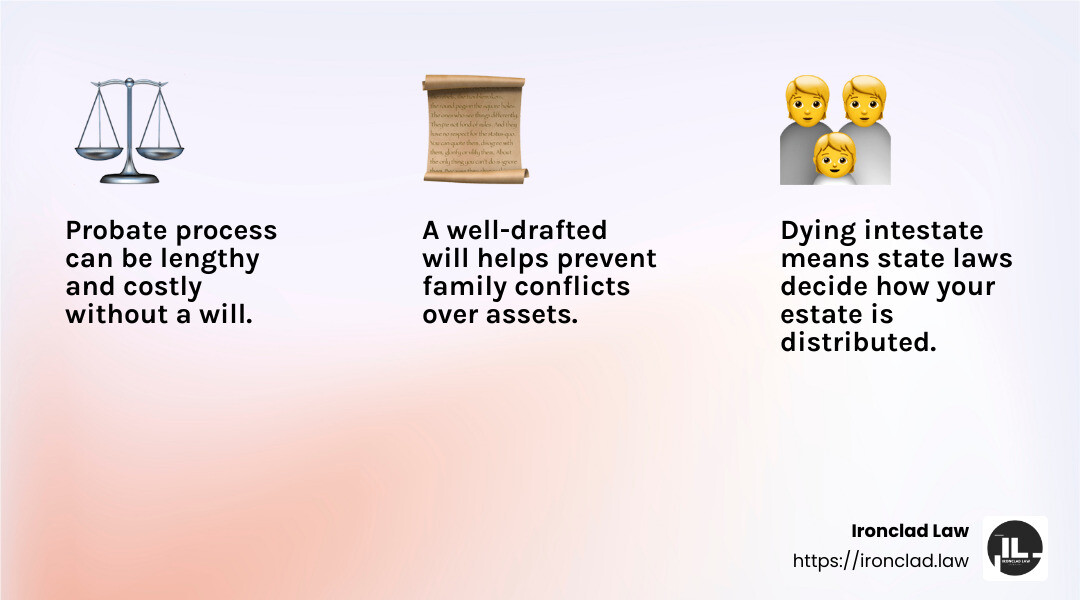Probate Process Infographic - lawyers to draw up a will infographic 3_facts_emoji_light-gradient