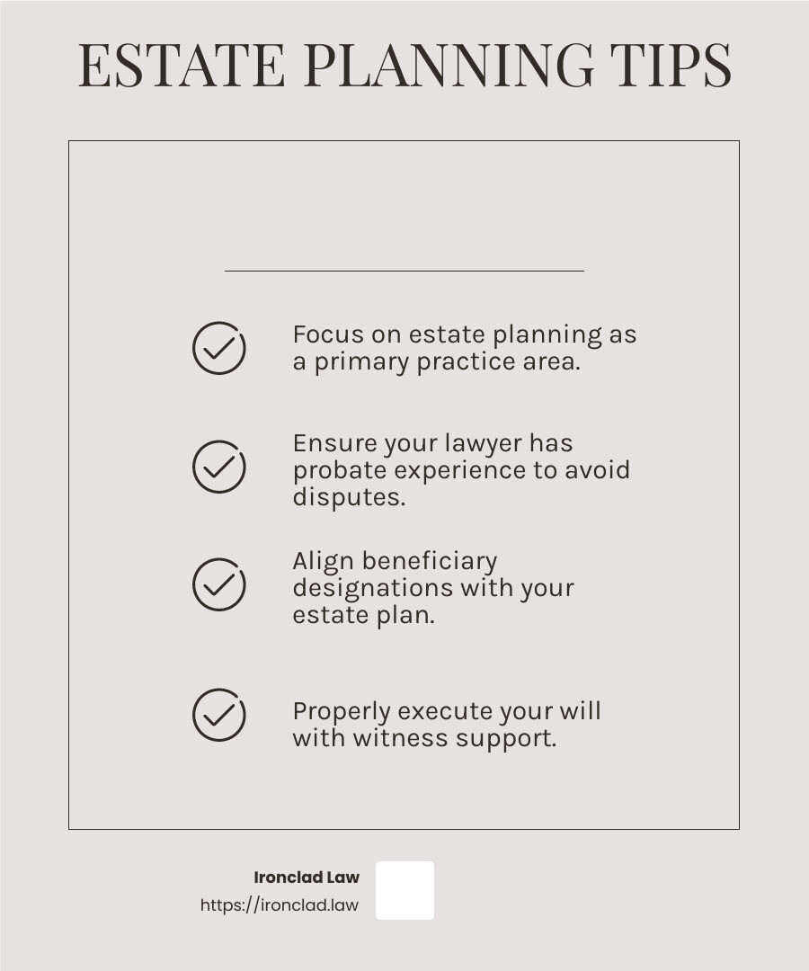 Beneficiary guidance is crucial in estate planning to ensure your wishes are honored. - lawyers to draw up a will infographic checklist-light-beige