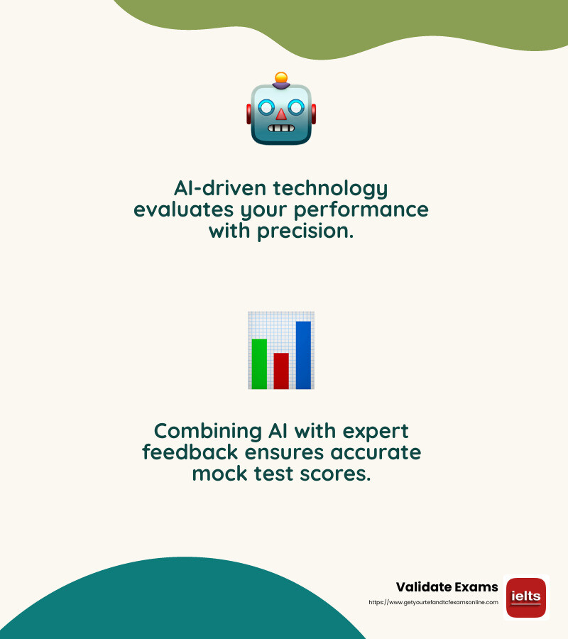 AI-driven scoring ensures accurate PTE mock test results - pte full mock test with score infographic 2_facts_emoji_nature