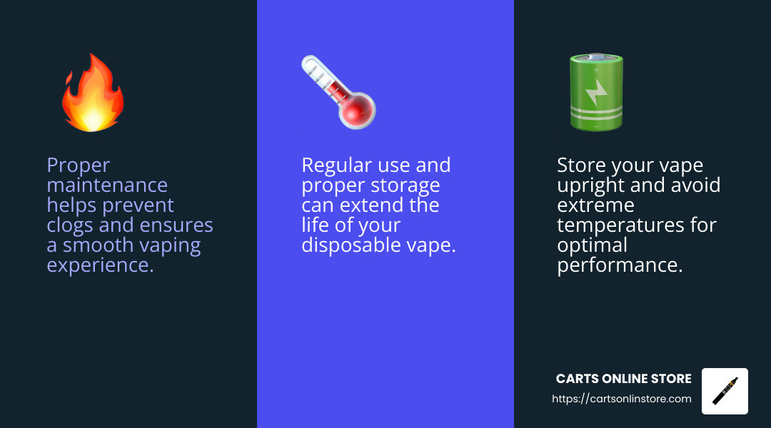High-quality vapes for a smooth experience - how to unclog a disposable thc vape infographic 3_facts_emoji_blue