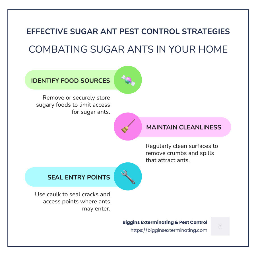 Infographic showing different sugar ant control methods, effectiveness, and cost comparisons for home remedies and professional services - sugar ant pest control infographic infographic-line-3-steps-colors