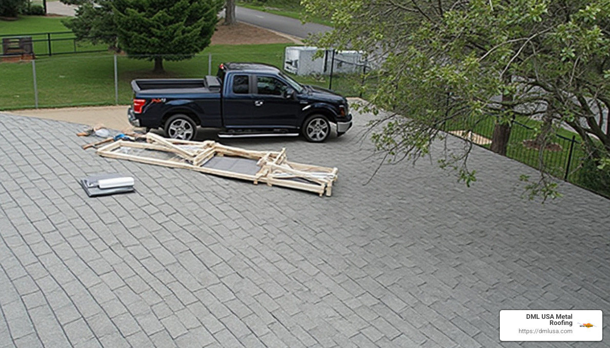 Roof accessibility challenges - cost difference between metal roof and shingle roof