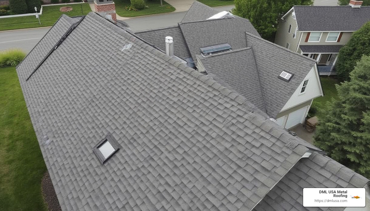 Complex roof design - cost difference between metal roof and shingle roof
