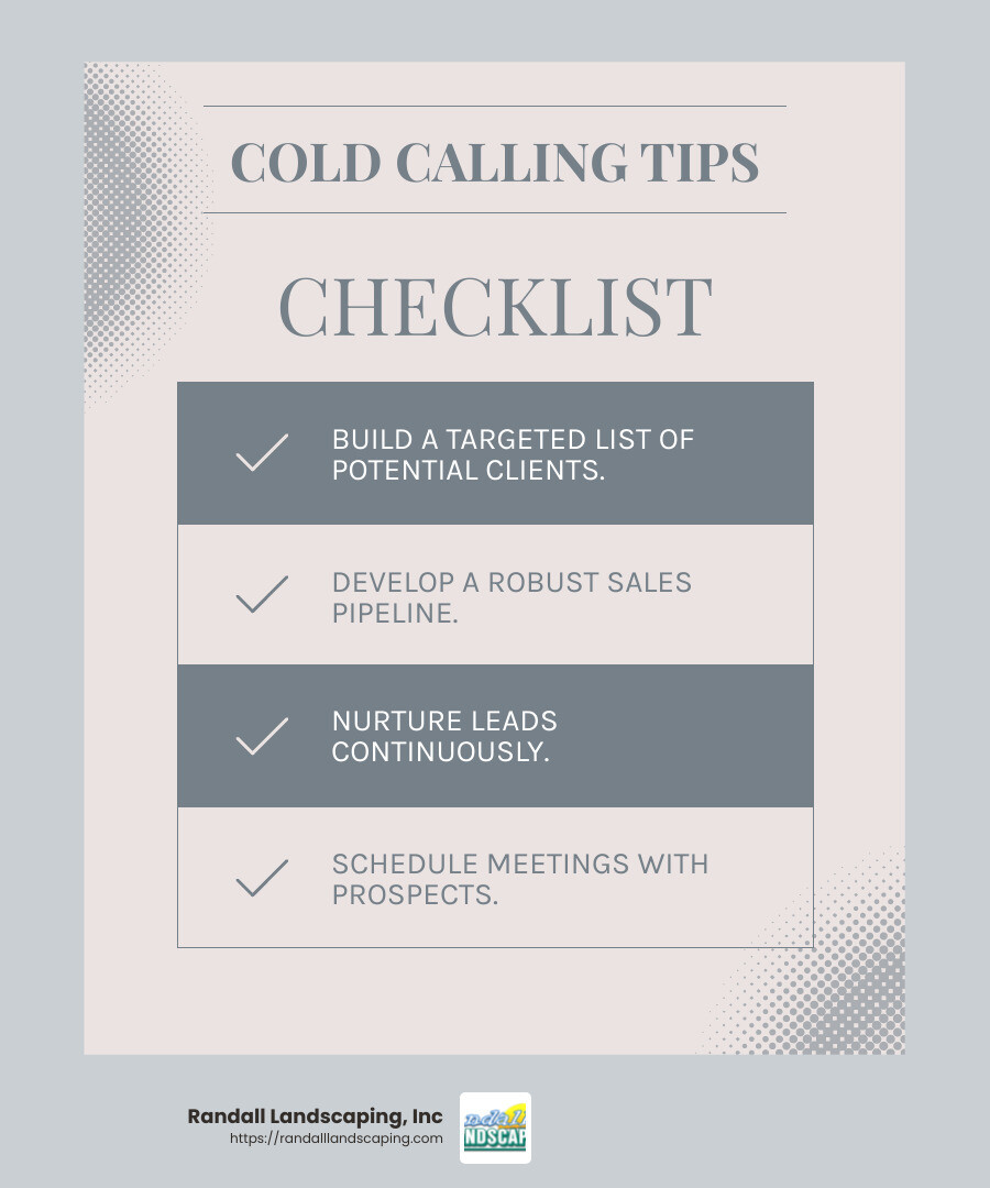 Email marketing is effective when you qualify and nurture leads properly. - how to get commercial landscaping contracts infographic checklist-light-blue-grey