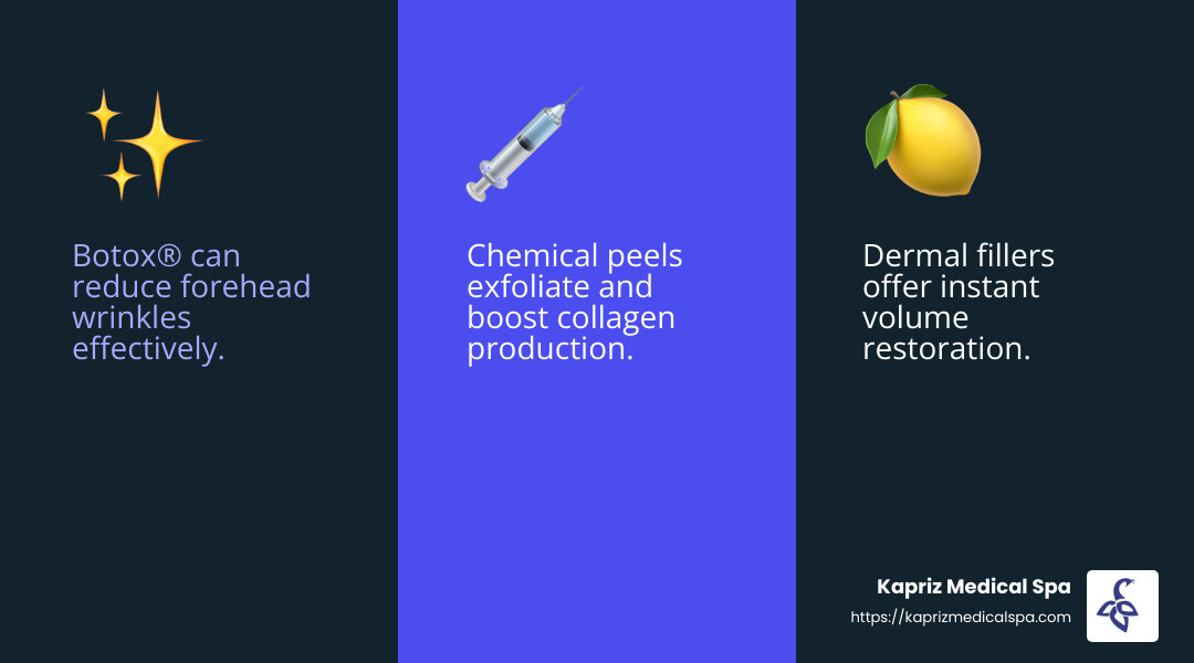 Chemical Peel Benefits - best facial for skin rejuvenation infographic 3_facts_emoji_blue