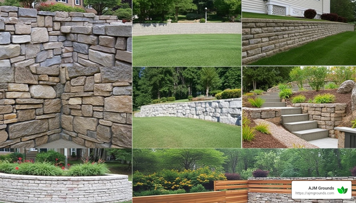Types of Retaining Walls - Landscape Retaining Walls