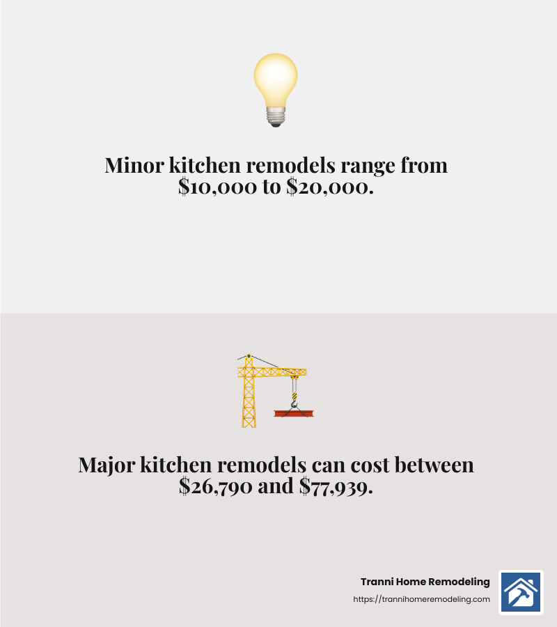 Cost breakdown of kitchen remodels - average kitchen remodel cost infographic 2_facts_emoji_grey