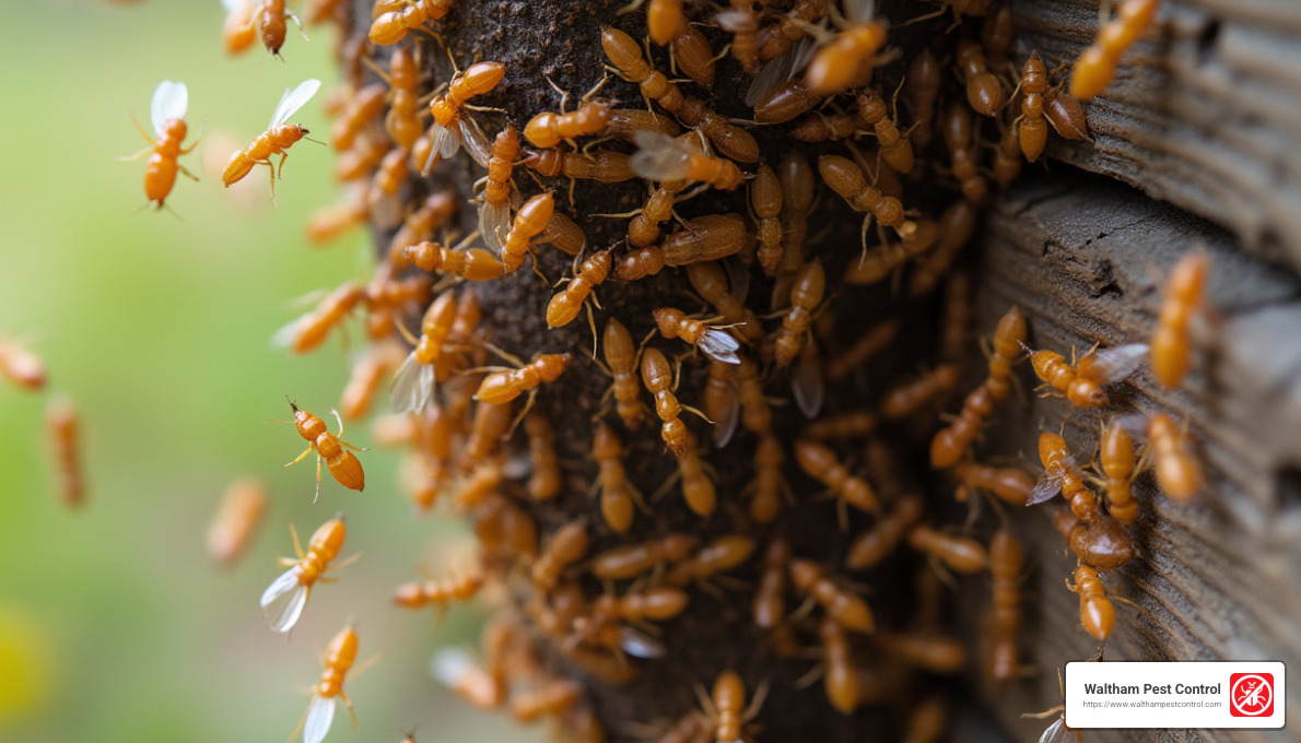 termite swarm - when do termites swarm