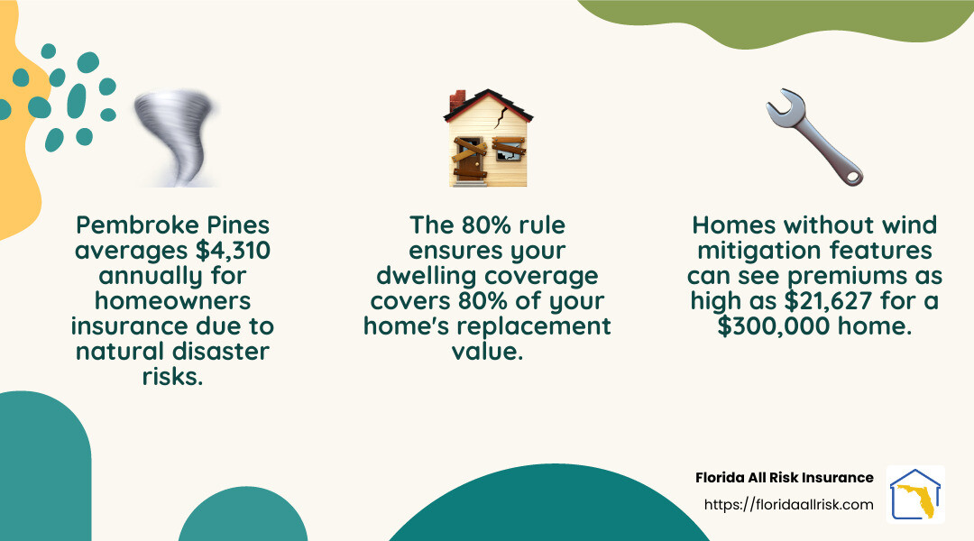 Understanding the 80% Rule in Homeowners Insurance - homeowners insurance pembroke pines fl infographic 3_facts_emoji_nature