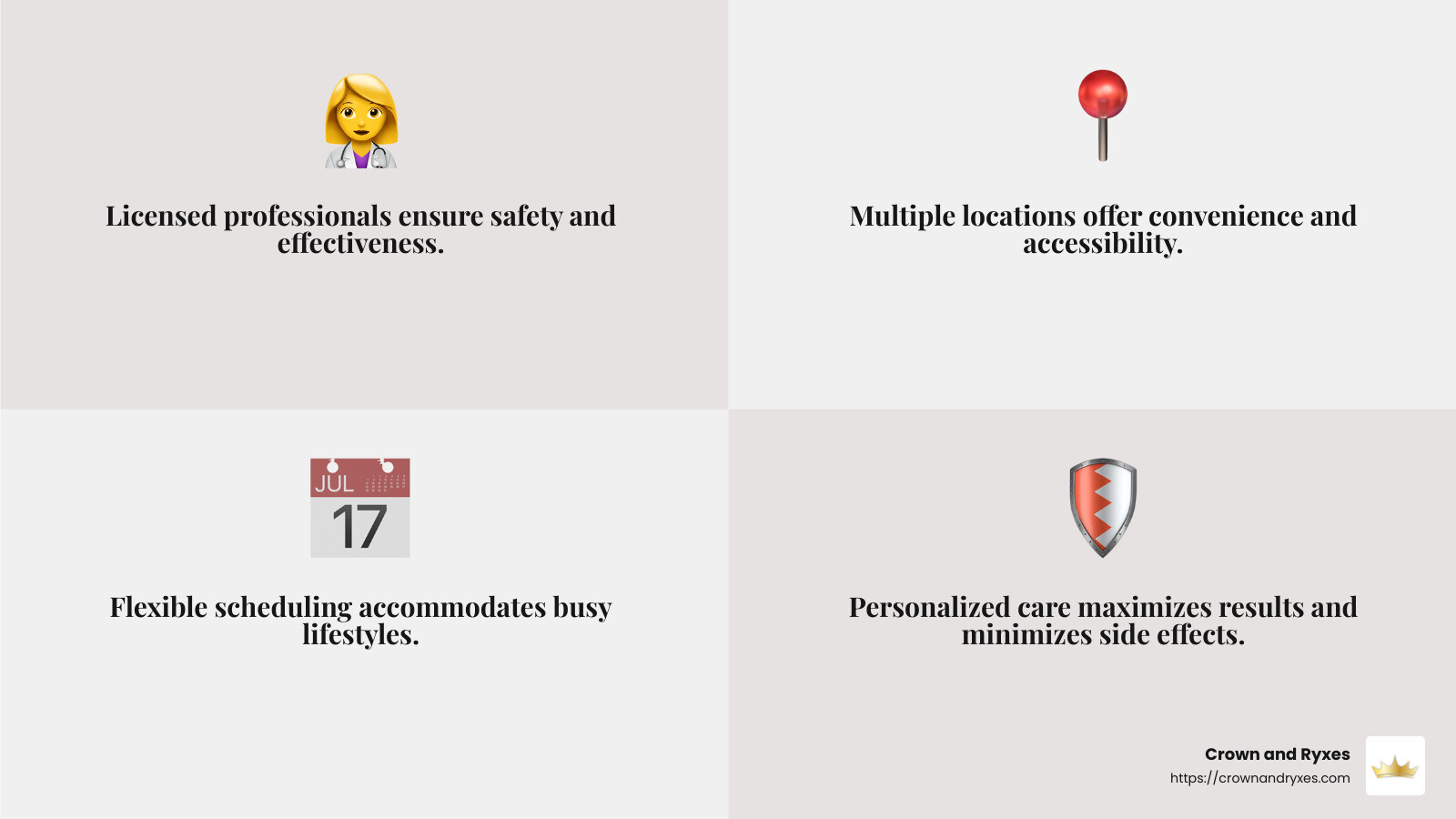Expert care and convenience are key to finding the best hair laser treatment near you. - best hair laser treatment near me infographic 4_facts_emoji_grey