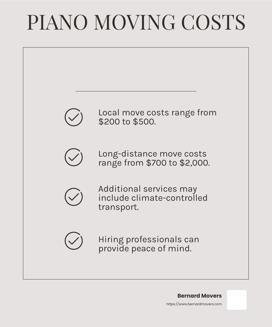 Quote about moving costs - moving pianos infographic checklist-light-beige