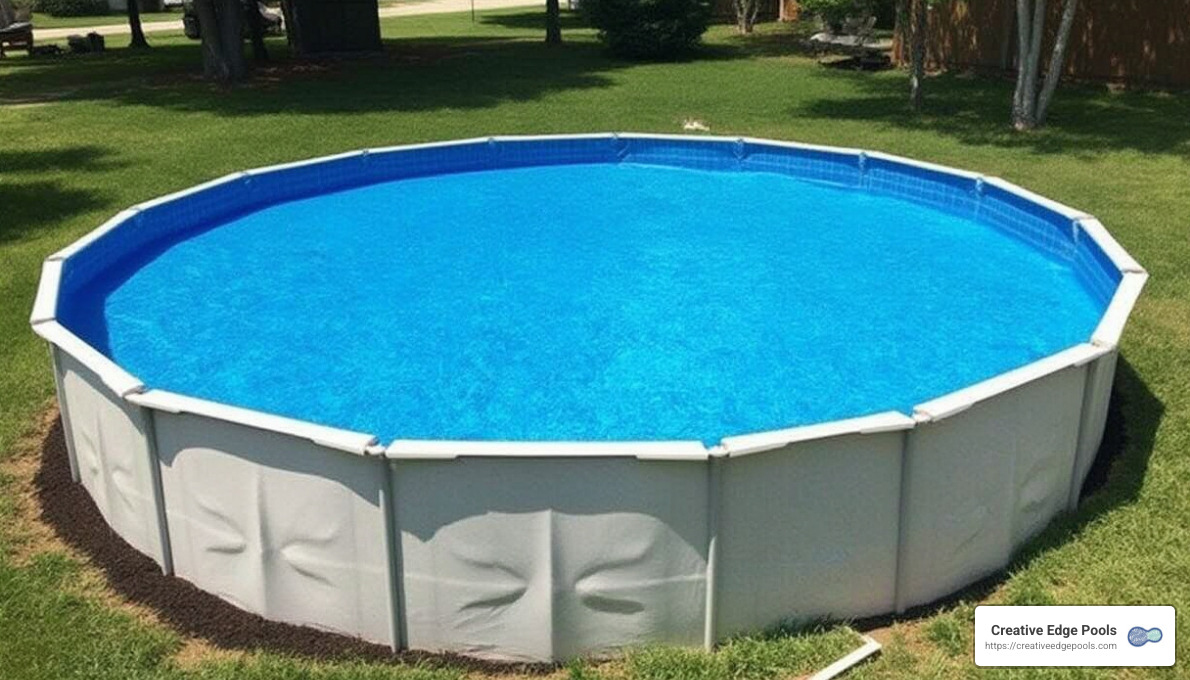 Above ground pool with vinyl liner - Pool liner replacement Massachusetts
