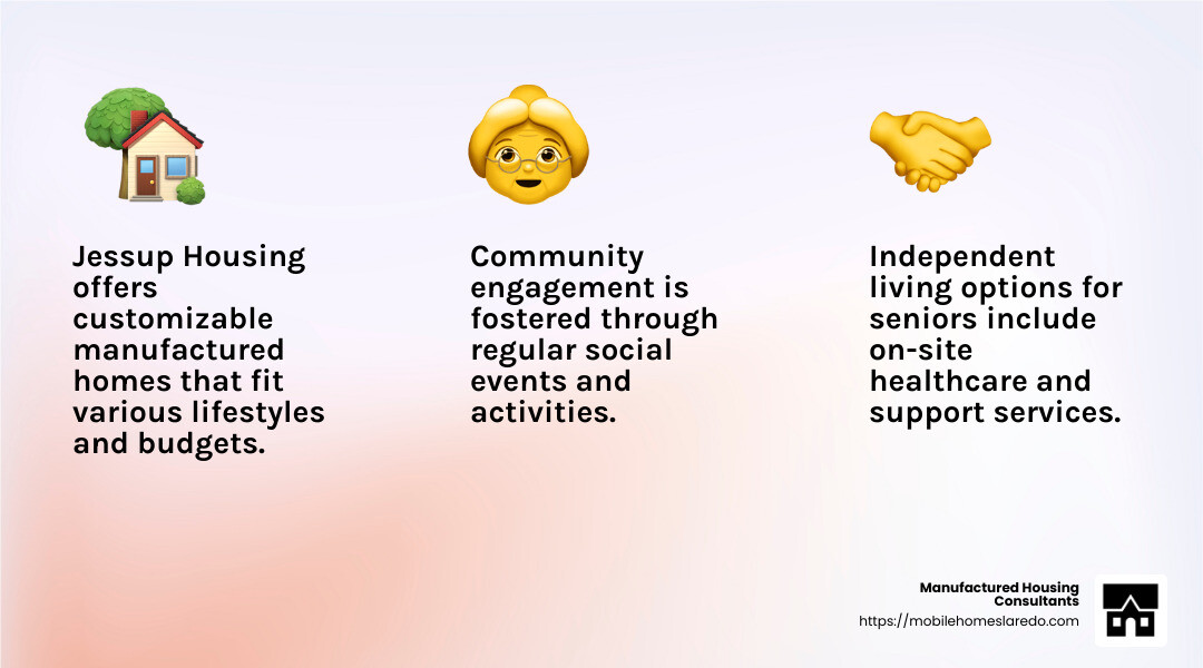 Independent living provides seniors with a supportive community - jessup housing infographic 3_facts_emoji_light-gradient Independent living provides seniors with a supportive community - jessup housing infographic 3_facts_emoji_light-gradient