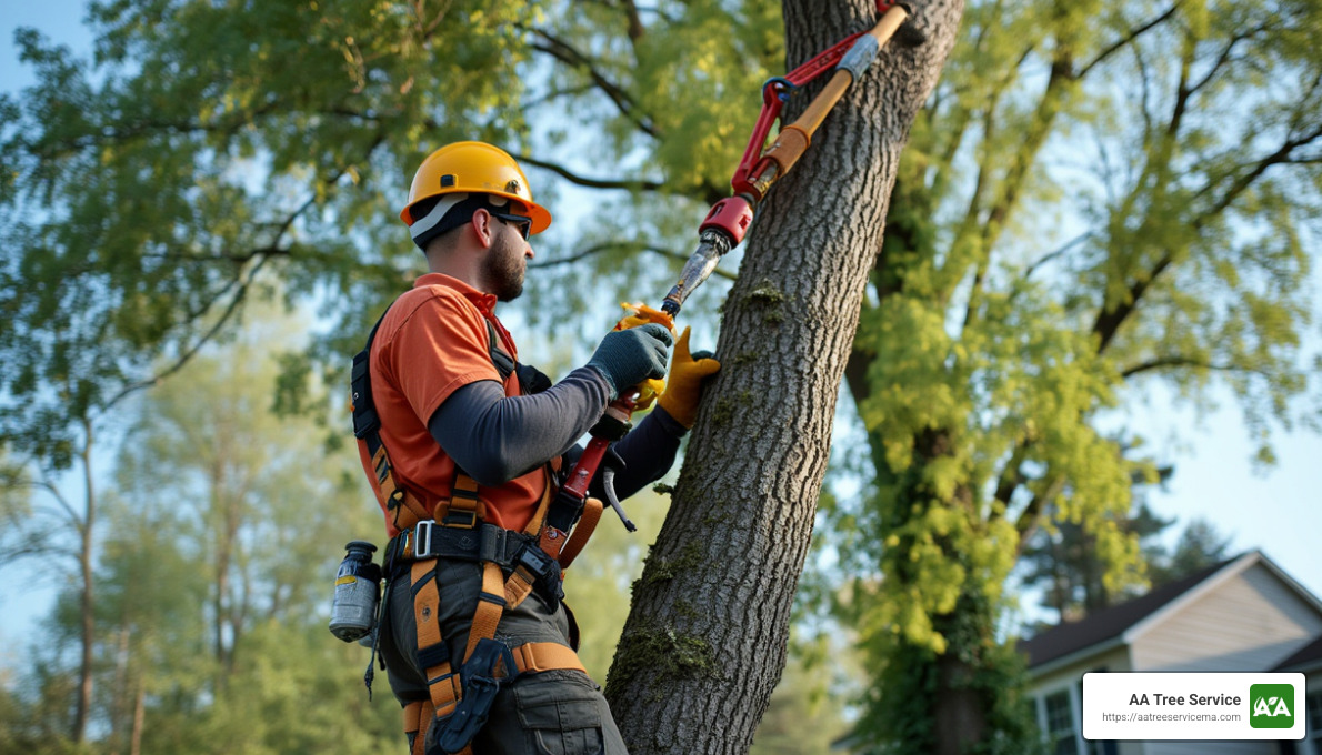 Tree removal safety precautions - tree removal near me