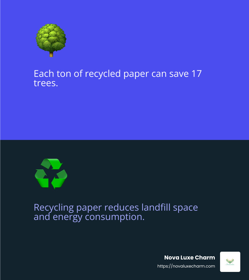 Recycled toilet paper saves trees and reduces waste. - Sustainable birthday gifts infographic 2_facts_emoji_blue